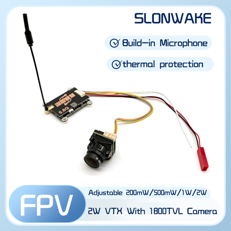 Fpv Drone Quadcopter - SLONWAKE 5.8G 56CH 2W zender VTX