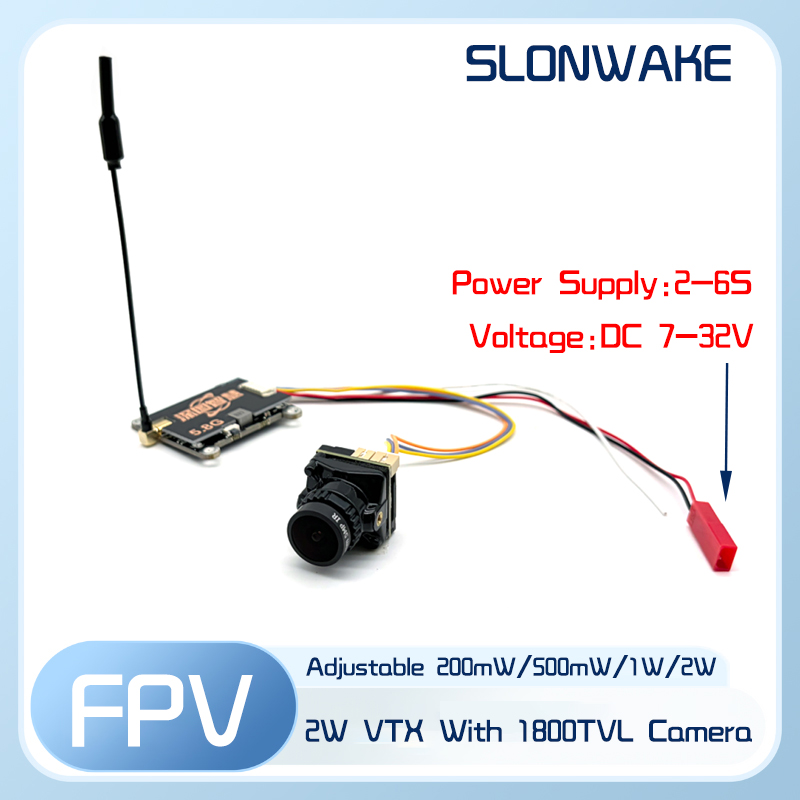SLONWAKE 5.8G 56CH 2W zender V - Fpv Drone Quadcopter recensie en prijs