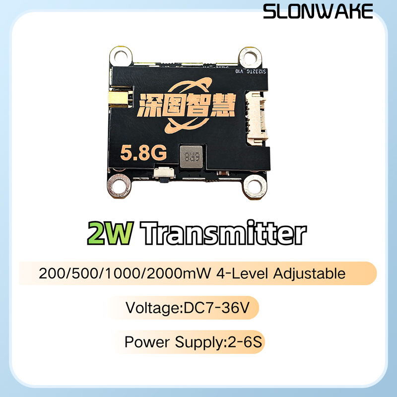 SLONWAKE 5.8G 56CH 2W zender V - Fpv Drone Quadcopter recensie en prijs