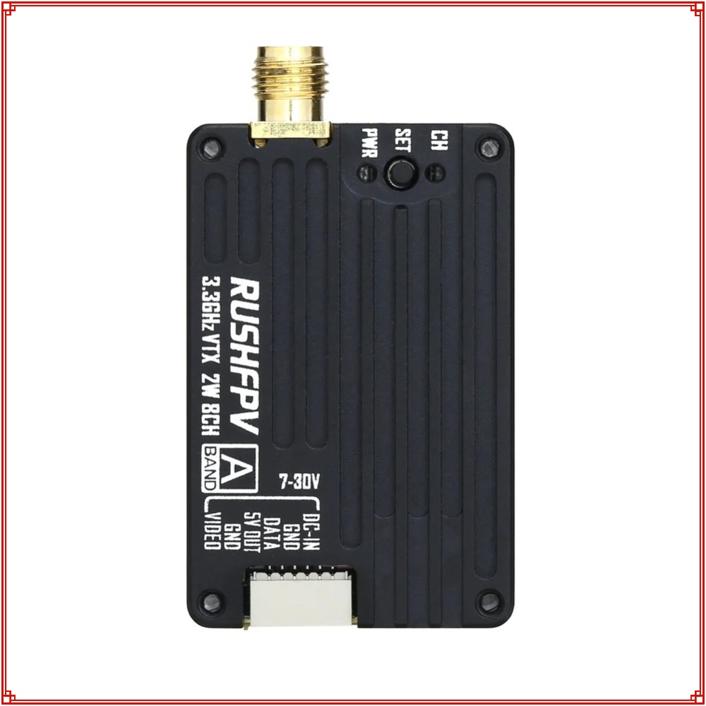 2026 Nieuwe RUSHFPV 3.3G 2W VT - Fpv Drone Receiver recensie en prijs