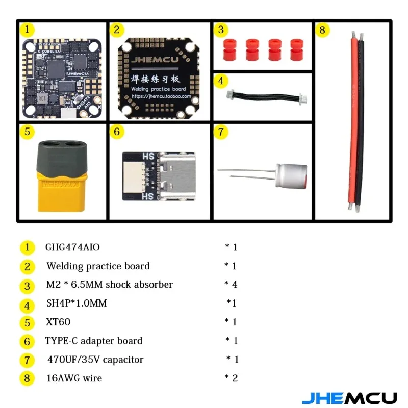 JHEMCU GHG474AIO 40A AIO Fligh - Betaflight Fc F4 recensie en prijs