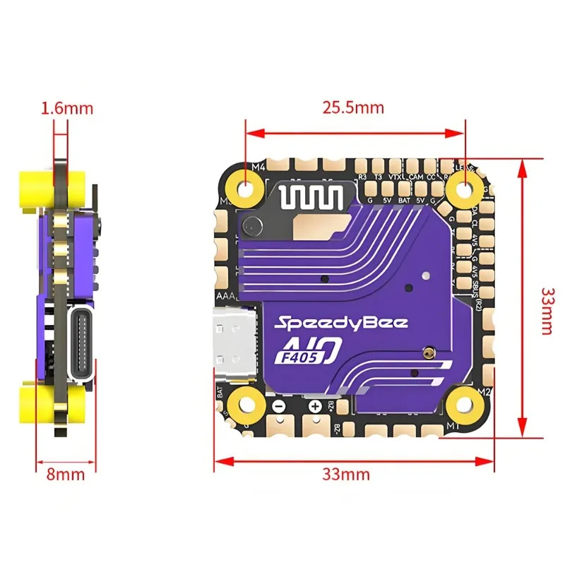 SpeedyBee F405 AIO Flight Cont - Fpv Drone Flight Controller recensie en prijs